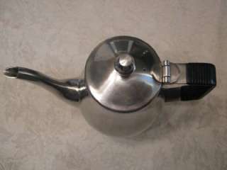   BARTON 18/8 STAINLESS STEEL TEAPOT COFFEE POT WRAPPED HANDLE  
