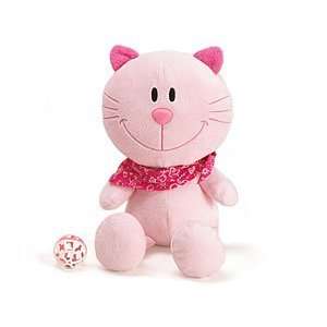    Pink Kitty Plush Stuffed Animal Cat with Bandana Toys & Games