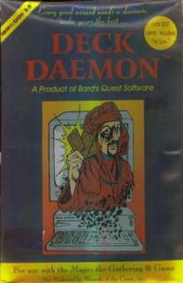 Deck Daemon 1.2 + Manual PC Magic The Gathering utility  