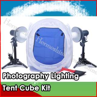 16 Photo Softbox Table Top Light Lighting Cube Kit  