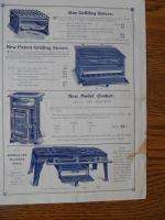 Antique S. Clark Gas Cook Stove Hot Plate Catalog 1900  