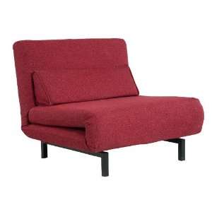    Abbyson Living Deux Red Convertible Chair/Bed