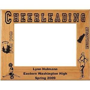  Laser Engraved Cheerleading Picture Frame Baby