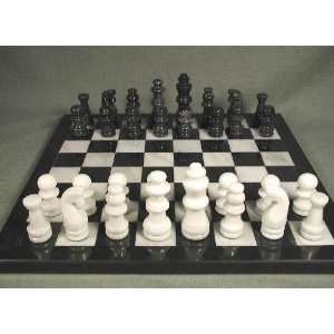  Black and White Marble Chess Set: Everything Else