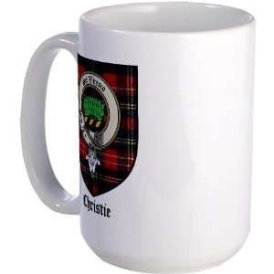  Christie Clan Badge Tartan Family Large Mug by  