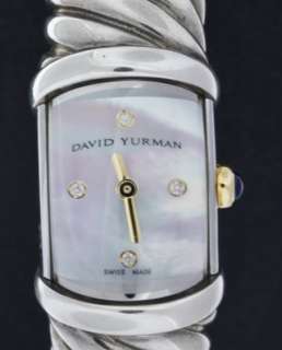 David Yurman Diamond 18K Gold & Silver Waverly Watch  