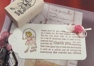 Decorative Stamps Vintage I Love Jumping Rope Rubber Stamp  