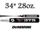 2012 Demarini F375 Doublewall Bats ASA 34/28 Slow Pitch Softball DXF75