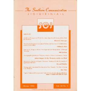  The Southern Communication Journal (Vol. 58, No. 2. Winter 