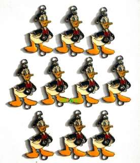 Disney Donald Duck 10pcs Metal Charms Pendants Wholesale