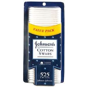  Johnsons Cotton Swabs, Value Pack 525 swabs Beauty