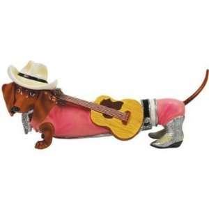  Hot Diggity Dog Country Singer Wiener Figurine