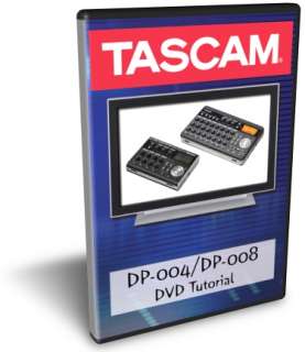 Tascam DP 004 / DP 008 DVD Video Training Tutorial Help  