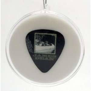 James Dean Guitar Pick #4 With MADE IN USA Christmas Ornament Capsule