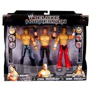  Pacific Wrestling Exclusive DELUXE Aggression Action Figure 3 Pack 