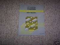 2007 Toyota Yaris Electrical Wiring Diagram Manual Book  