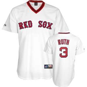 Babe Ruth #3 Boston Red Sox Cooperstown Replica Jersey