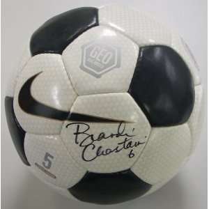  Brandi Chastain Nike White Soccer Ball