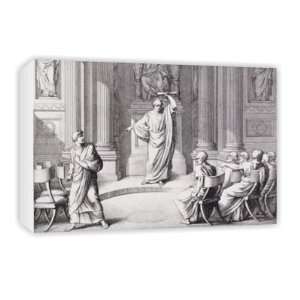 Cicero Denouncing Catiline, engraved by   Canvas   Medium   30x45cm