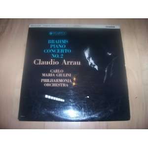   1822 CLAUDIO ARRAU Brahms Piano Concerto 2 LP: Claudio Arrau: Music