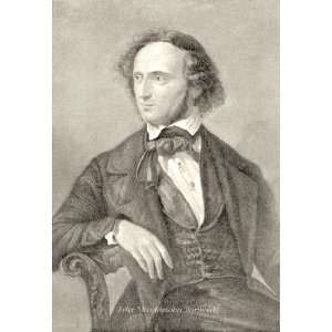 Felix Mendelssohn Bartholdy 16X24 Canvas