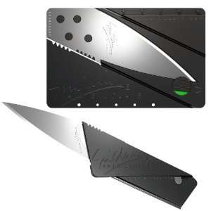 Iain Sinclair Cardsharp2® Credit Card Sized Folding Knife (Silver 