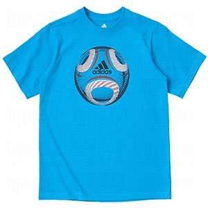  adidas Youth Tri Ball Jersey T Shirts Sharp Blue/X Large 