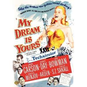   Yours Poster B 27x40 Jack Carson Doris Day Lee Bowman