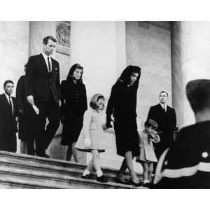  President Kennedys Family Leaves Capitol After Ceremony 8 