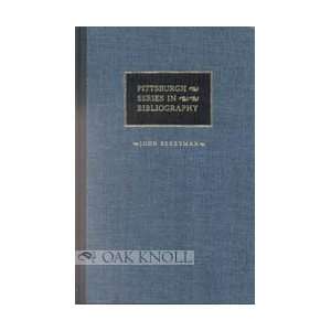  John Berryman A Descriptive Bibliography Ernest C. Jr 