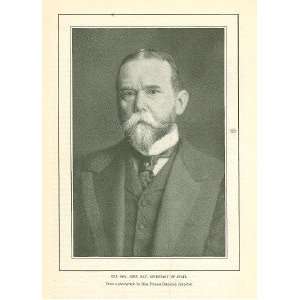  1900 Print John Hay Secretary of State 