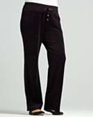 Calvin Klein Plus Size Velour Drawstring Pant