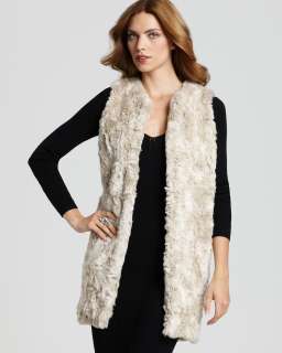 French Connection Faux Fur Hip Thing Vest   Sweaters   Apparel   Women 