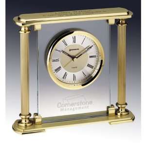    Magnet Group 6082 Prince Albert Brass Clock: Home & Kitchen