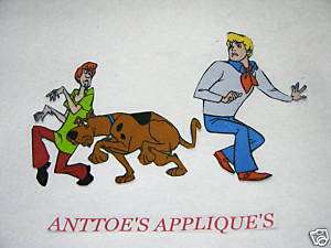SCOOBY DOO #A1 FABRIC IRON ON APPLIQUE  
