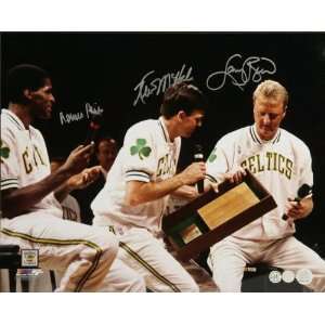 Larry Bird, Robert Parish and Kevin McHale Boston Celtics   Retirement 