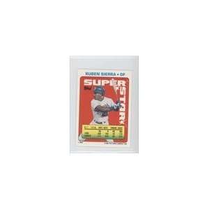  1990 Topps Sticker Backs #53   Ruben Sierra Sports Collectibles