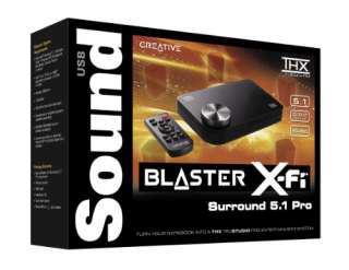 Creative Soundblaster X Fi 5.1 Pro USB Audio System  