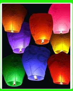 Cylinder Fire Sky Chinese Lanterns wish for Xmas Party Wedding 