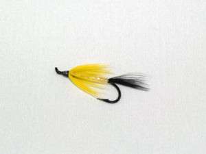 Salmon Streamer flies Yellow Gold Black mouche pêche  