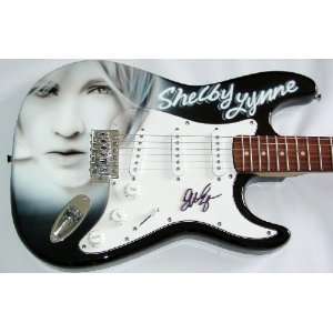 Shelby Lynne Autographed Signed Airbrush Custom Guitar & Proof