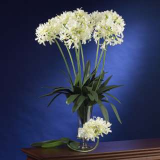 12 Silk AFRICAN LILY FLOWERS by Nearly Natural   