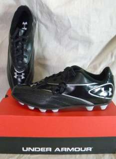 UNDER ARMOUR CREATE II HG JR YOUTH SOCCER CLEATS BLACK  