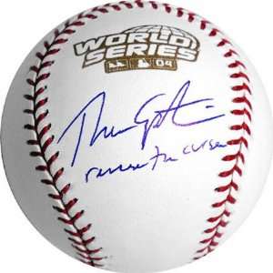  Theo Epstein Autographed 2004 World Series Baseball with 