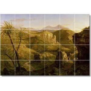 Thomas Cole Historical Kitchen Tile Mural 17  17x25.5 using (24) 4 