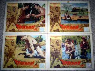 1960 Tarzan The Magnificent LC Set   Gordon Scott  