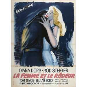   Poster French 27x40 Rod Steiger Diana Dors Tom Tryon