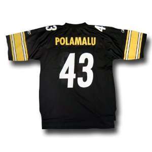 Troy Polamalu #43 Pittsburgh Steelers NFL Replica Player Jersey By 