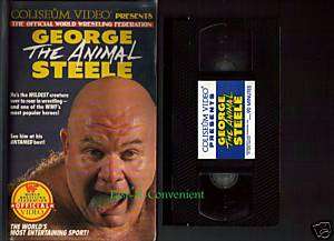 WWF GEORGE THE ANIMAL STEELE VHS COLISEUM VIDEO WWE  