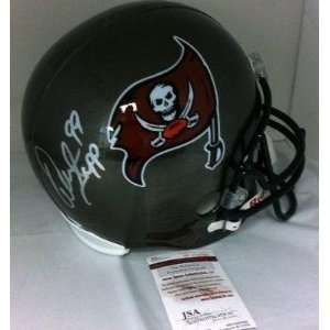 Warren Sapp Autographed Helmet   FS JSA   Autographed NFL Helmets